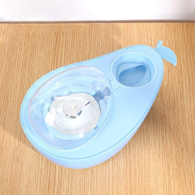 Cute Avocado-Shaped Pet Bowl
