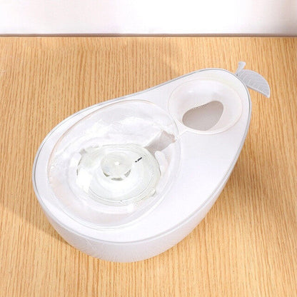 Cute Avocado-Shaped Pet Bowl