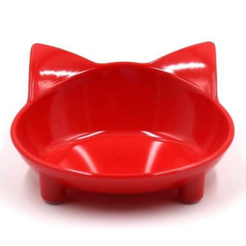 Cat Feeding Bowls Cat Ears Shape Cats Dishes Pet Supplies
