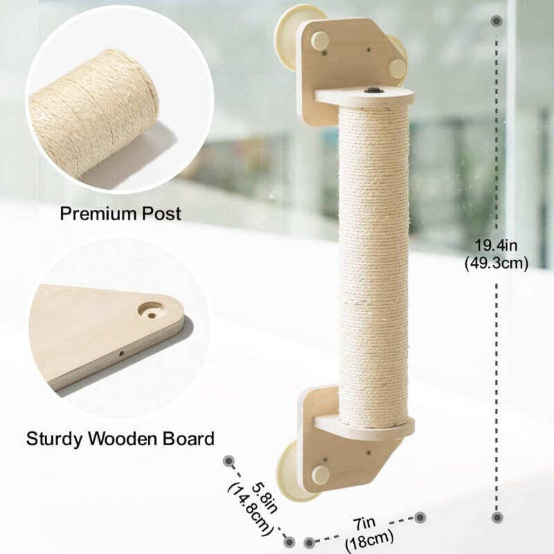 Cat Window Climbing Frame - Shelves With Scratching Post