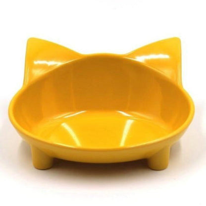 Cat Feeding Bowls Cat Ears Shape Cats Dishes Pet Supplies