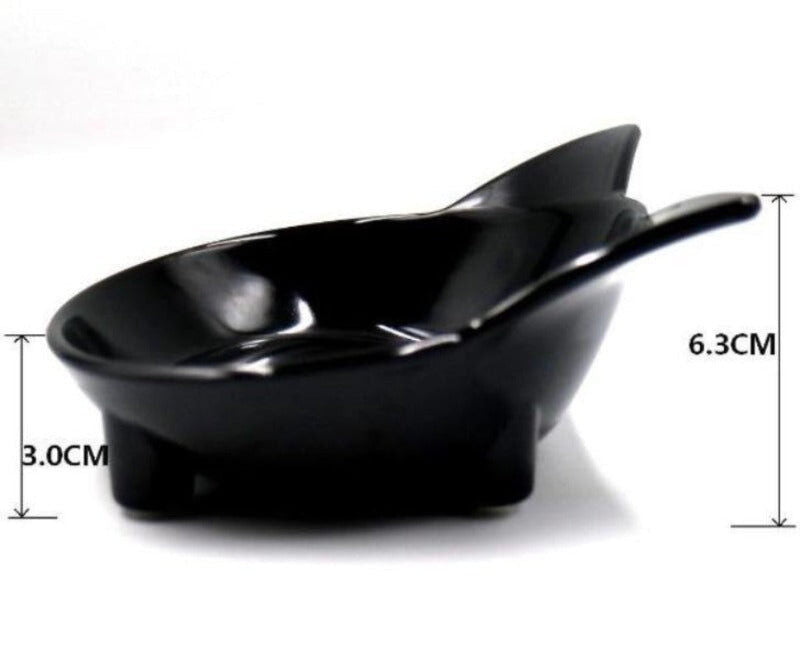 Cat Feeding Bowls Cat Ears Shape Cats Dishes Pet Supplies