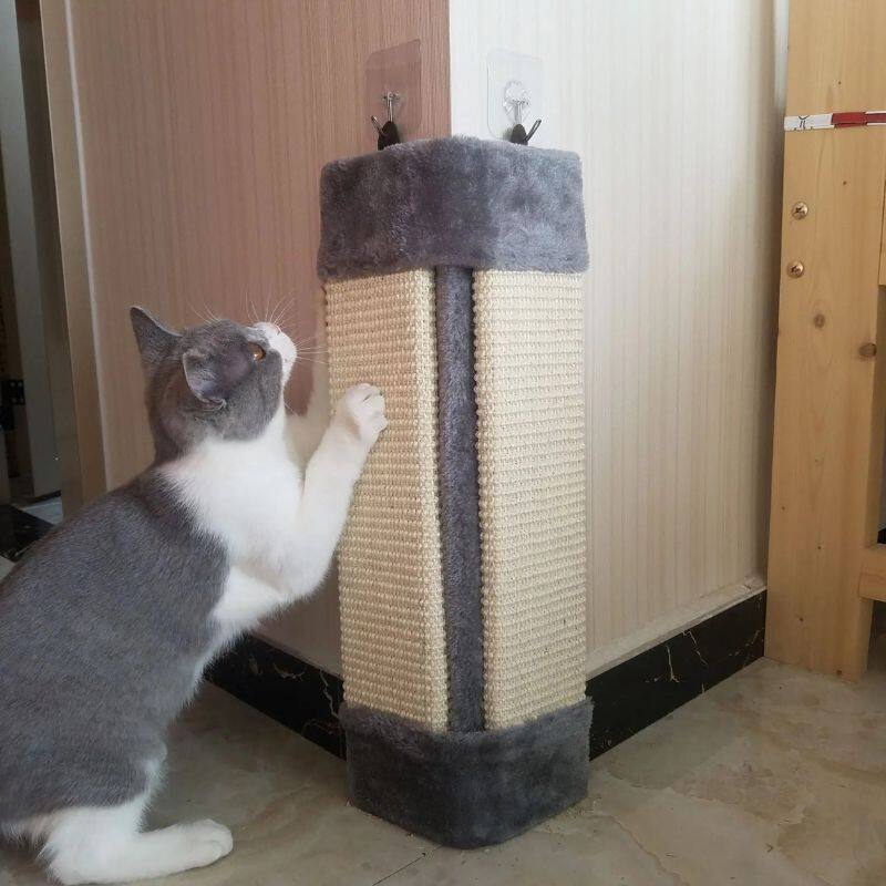 Cat Corner Scratching Post Couch Protectors Sisal Folding Cat Scratcher Sofa Protector