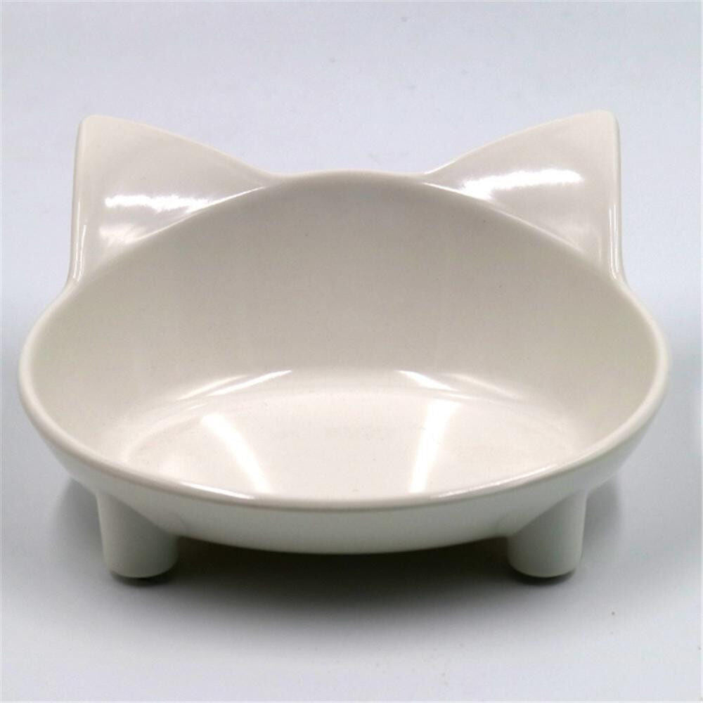 Cat Feeding Bowls Cat Ears Shape Cats Dishes Pet Supplies