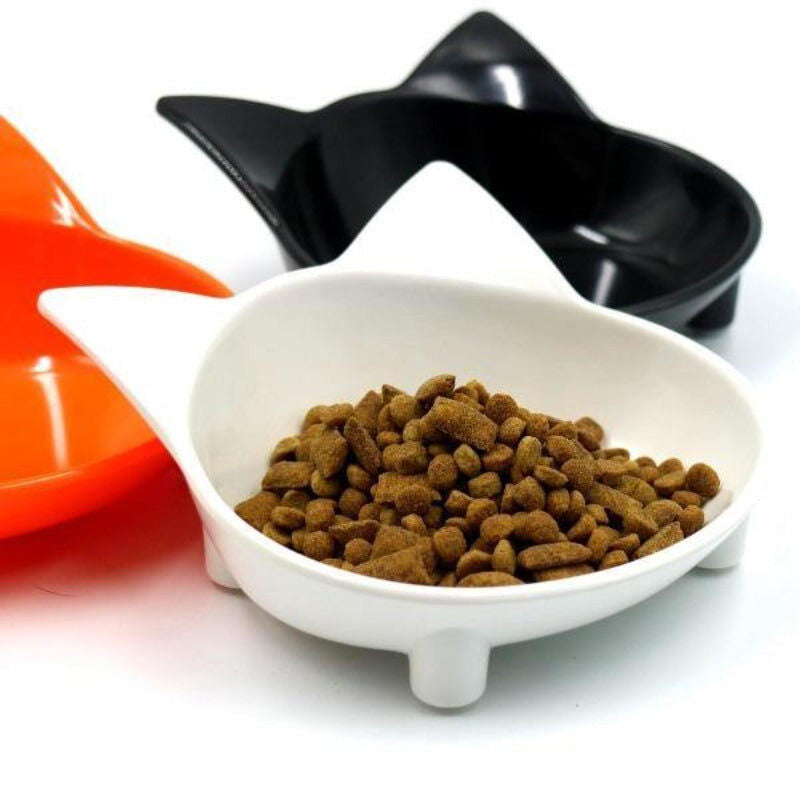 Cat Feeding Bowls Cat Ears Shape Cats Dishes Pet Supplies