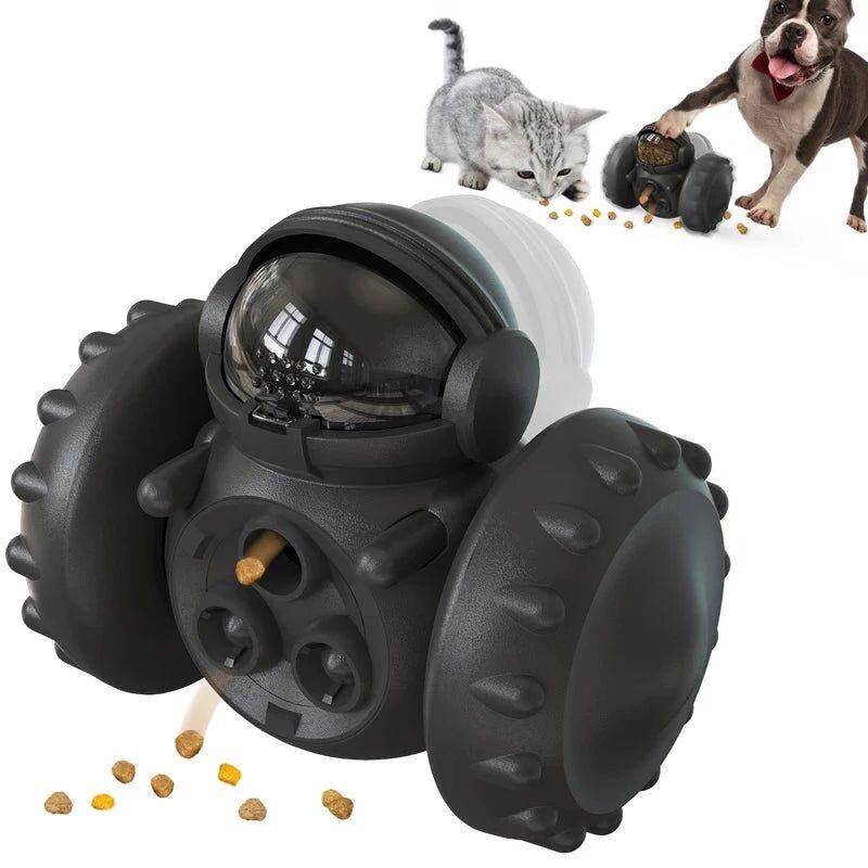 Interactive Dog Puzzle Toy Treat Dispenser Robot
