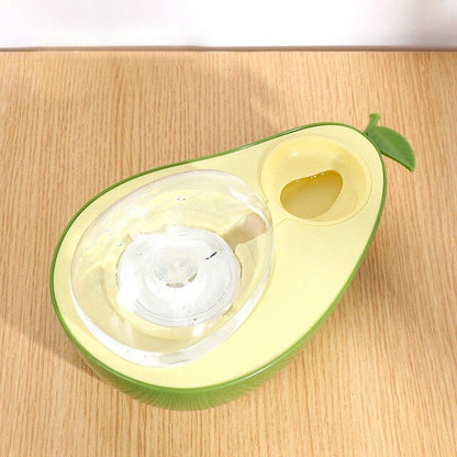Cute Avocado-Shaped Pet Bowl