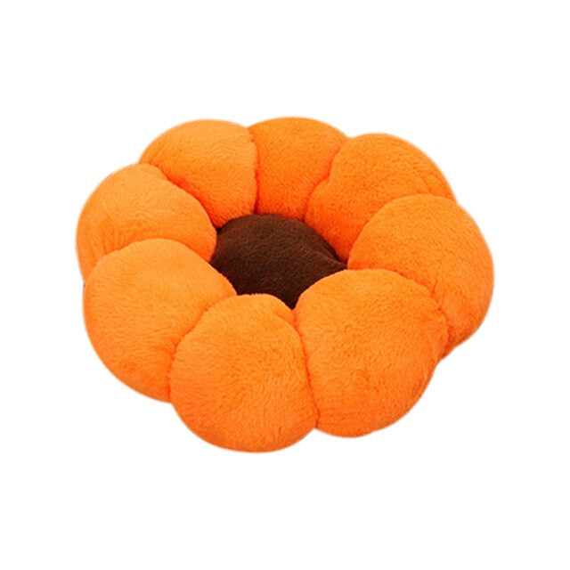 Super Soft Cat Bed Washable Flower Cushion