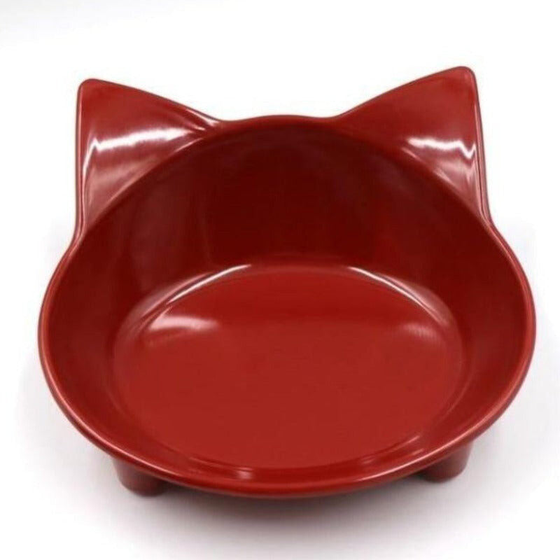 Cat Feeding Bowls Cat Ears Shape Cats Dishes Pet Supplies