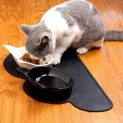 Cat Feeding Bowls Cat Ears Shape Cats Dishes Pet Supplies