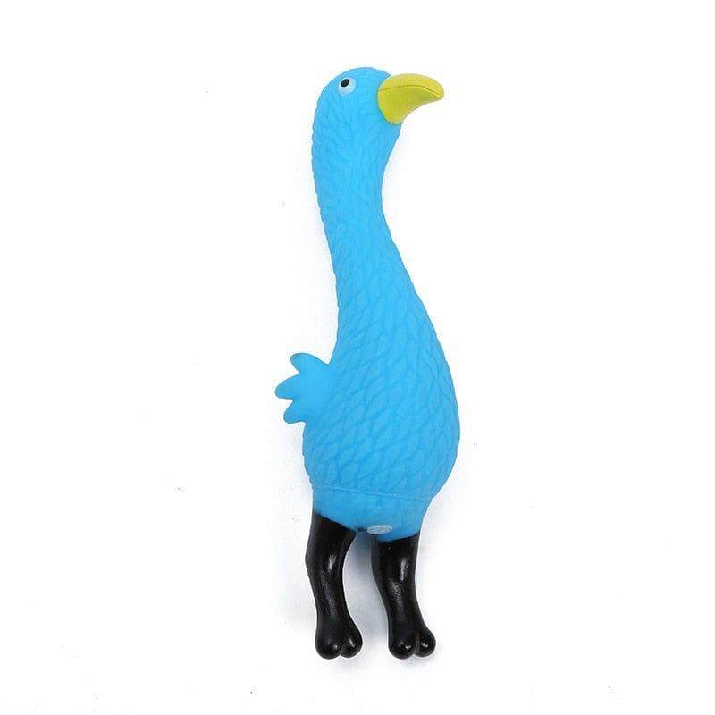 Screaming Chicken Squeeze Sound Dog Toy